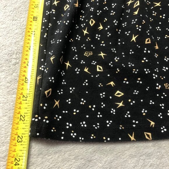 Fox Racing Black & Gold Strapless Mini Dress Size Small - Picture 11 of 12